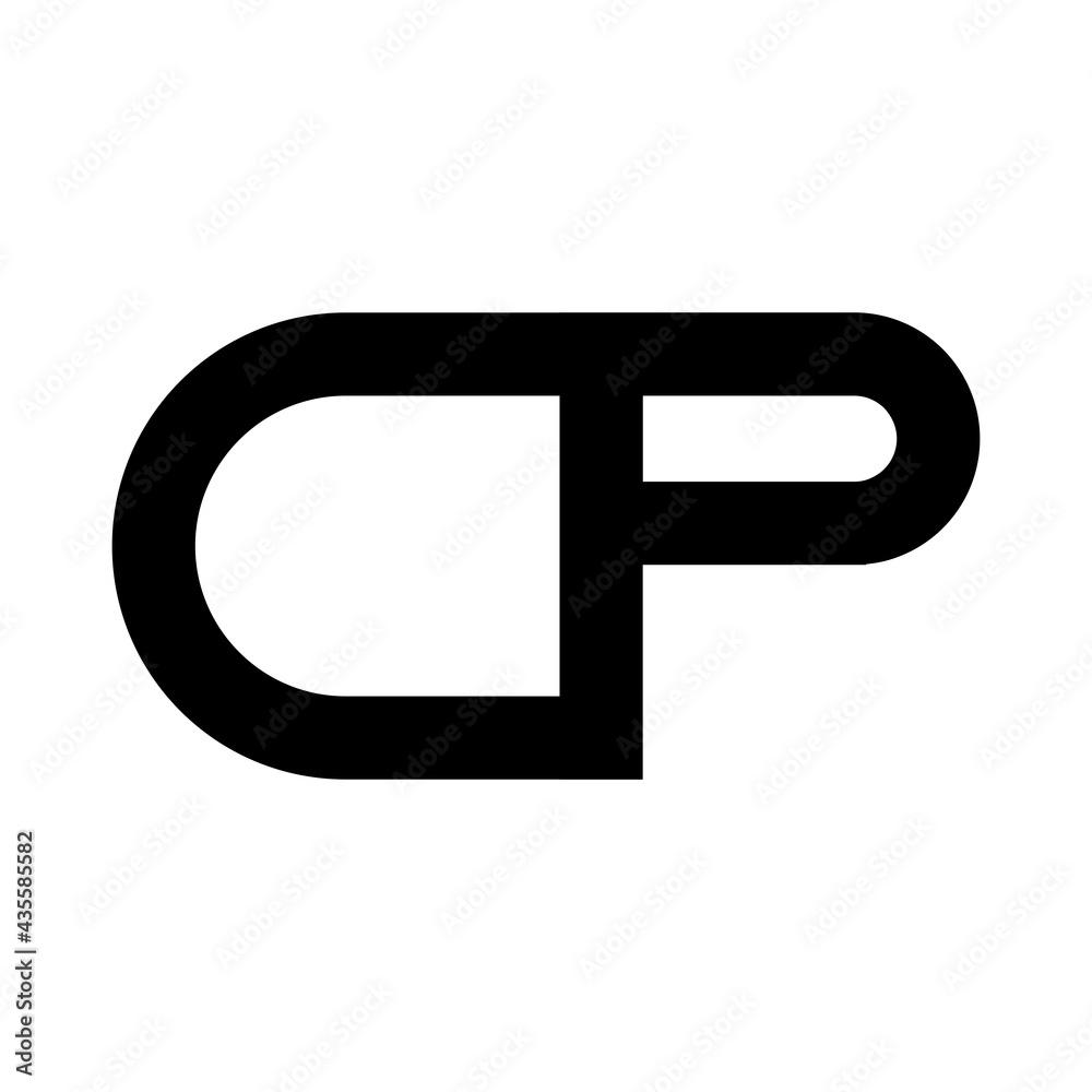 Illustration Vector Graphic of Modern CP Letter Logo. Perfect to use for Technology Company