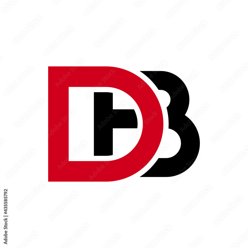 Illustration Vector Graphic of Modern DB Letter Logo. Perfect to use for Technology Company Illustration Vector Graphic of Modern DB Letter Logo. Perfect to use for Technology Company