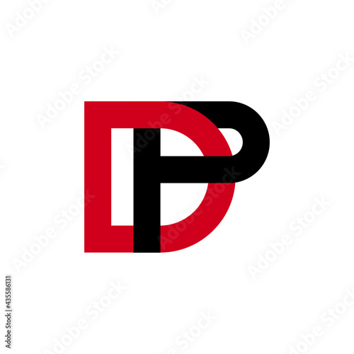 Illustration Vector Graphic of Modern DP Letter Logo. Perfect to use for Technology Company