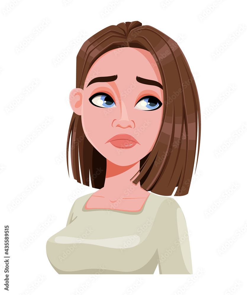 Face expression of successful business woman Face expression of successful business woman