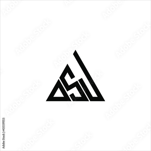 D S J letter logo creative design. DSJ icon photo