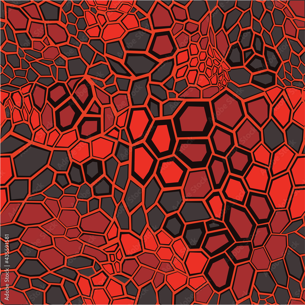 Camouflage seamless geometric pattern. Abstract camo from hexagonal ...