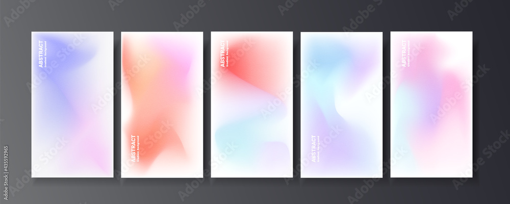 Blur abstract background. Vertical banner template.