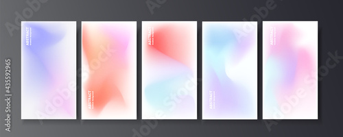 Blur abstract background. Vertical banner template.