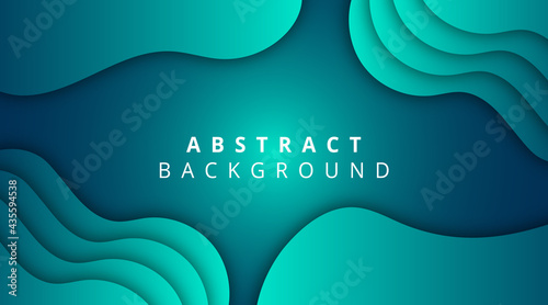 Modern abstract background with blue color combination gradient style