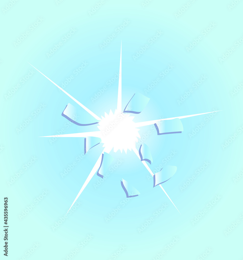 Vector Illustration of a Broken Glass, Break the Window
Vector Illustration of a Broken Glass, Break the Window