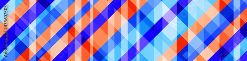Multicolor background. Colorfull geometric template for design. Concept design. Web baner. Poster. Backdrop. Diagonal lines. Stylish template for bisnes or cards. Abstract backdrop. Blue, red.