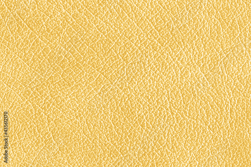 Abstract bright yellow leather texture background . photo