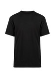 Men's black blank T-shirt template