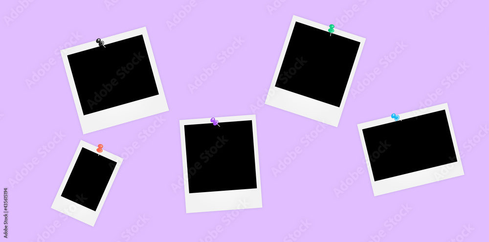 paper pins on the wall, pinned sheets, photos, pics, frame, black and white framed old fashion style photos, vintage memories on clean background paper pins on the wall, pinned sheets, photos, pics, frame, black and white framed old fashion style photos, vintage memories on clean background