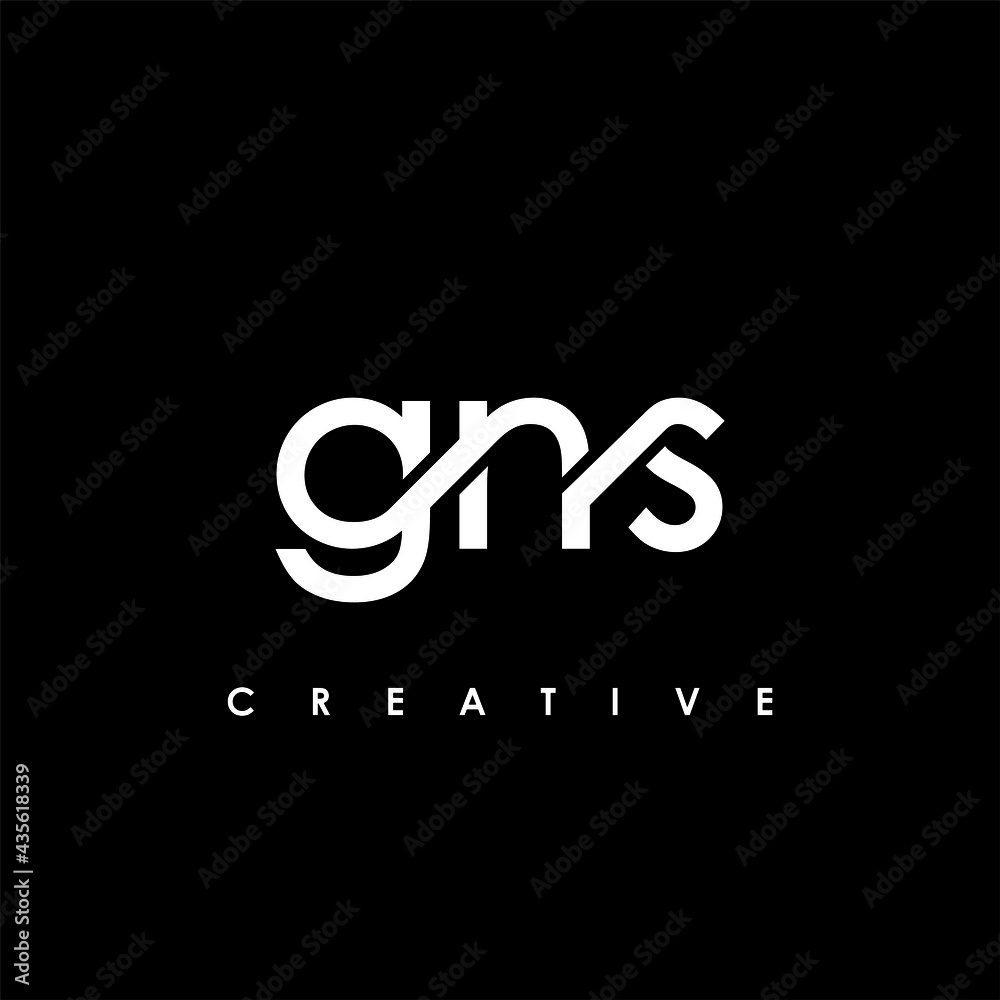 GNS Letter Initial Logo Design Template Vector Illustration GNS Letter Initial Logo Design Template Vector Illustration