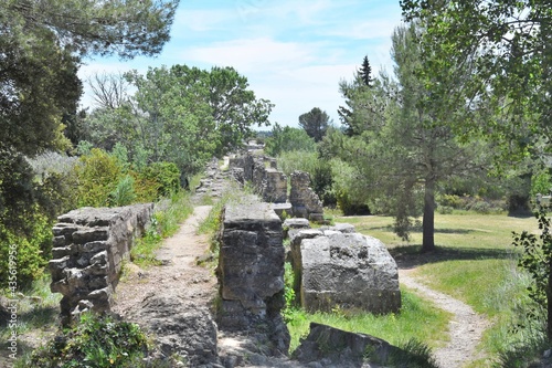 Aqueduc de Barbegal, Fontvieille, Bouche du Rhône, France