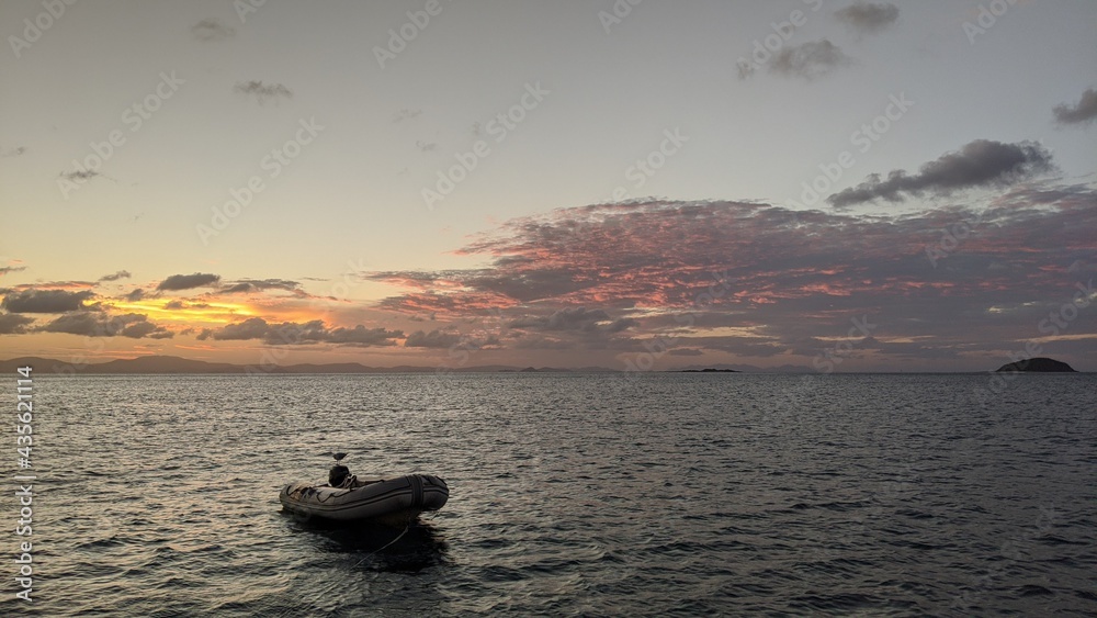 Sunset at the Whitsunday Islands, Australia Sunset at the Whitsunday Islands, Australia