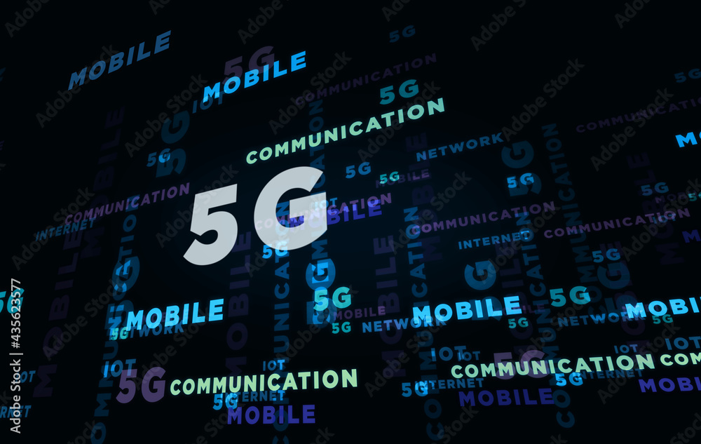 5g mobile and communication text abstract concept illustration 5g mobile and communication text abstract concept illustration