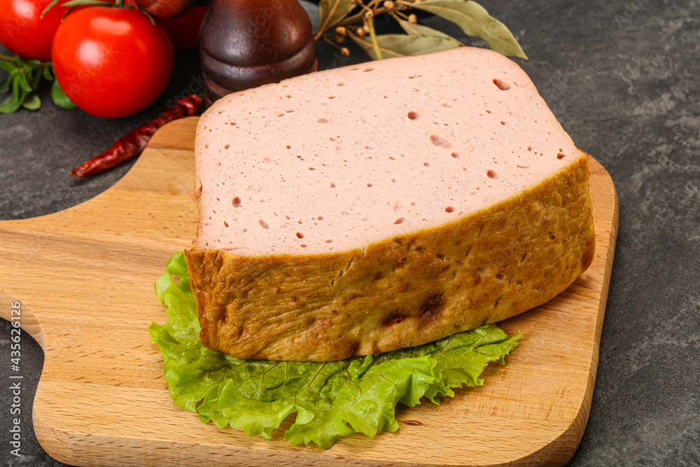 Homemade baked traditional meat loaf Homemade baked traditional meat loaf