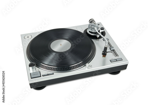 turntable, isolated on white background