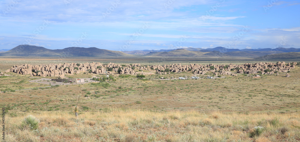 City of Rocks State Park in New Mexico, USA