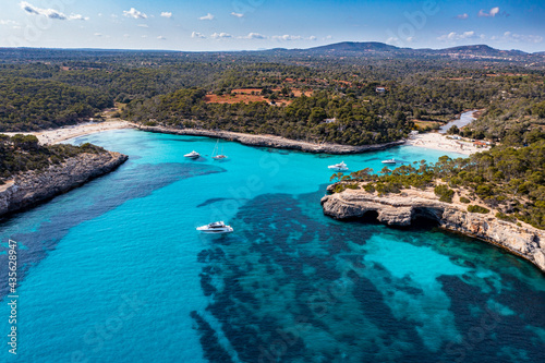 Wallpaper Mural Aerial of Parc Natural de Mondrago, Mallorca (Majorca), Balearic Islands, Mediterranean Torontodigital.ca