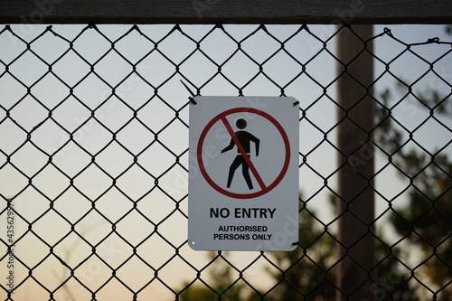 No entry sign