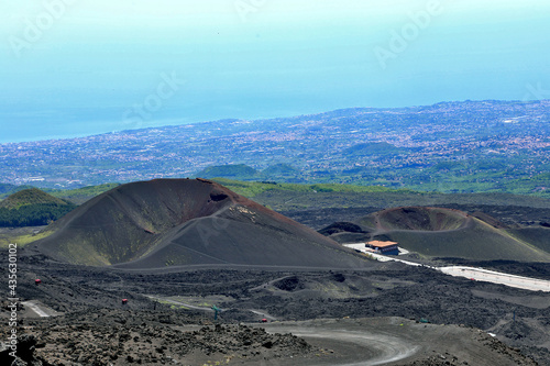 Etna Crateri Silvestri dall'alto photo