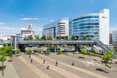 初夏の埼玉県川口市の川口駅前の風景　5月 photo