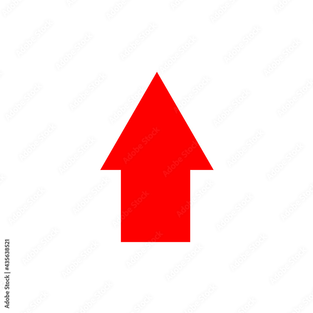 Graphic flat arrow icon for your design, flat design icon Graphic flat arrow icon for your design, flat design icon