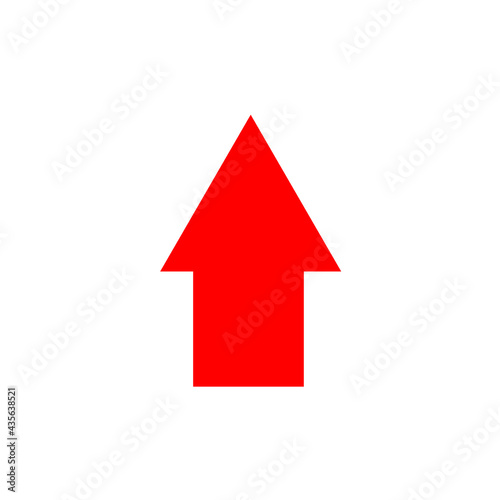 Graphic flat arrow icon for your design, flat design icon