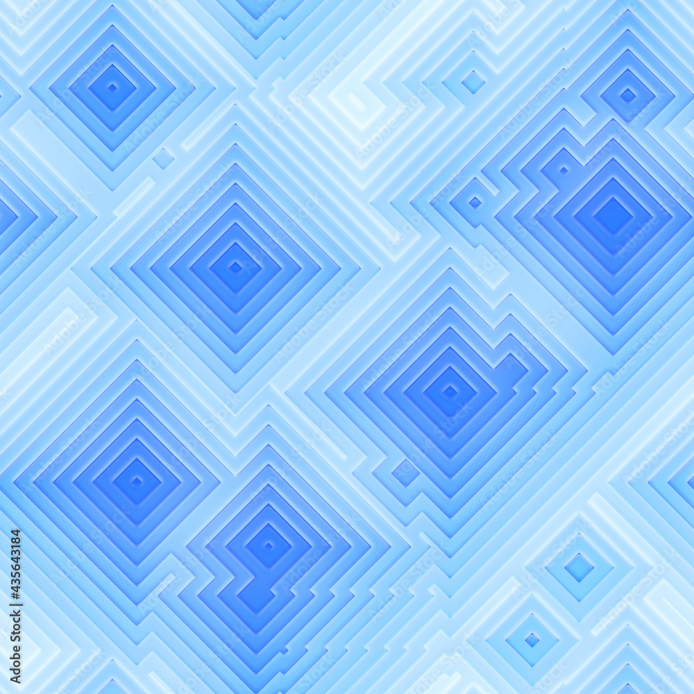 Abstract geometric seamless pattern. 3D blocks. Futuristic design. Abstract geometric seamless pattern. 3D blocks. Futuristic design.