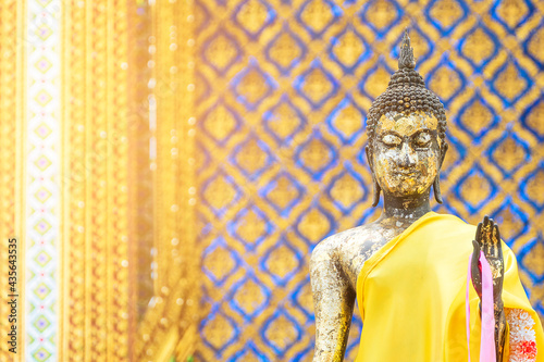 buddha at wat phra phut bhat in saraburi, thailand photo