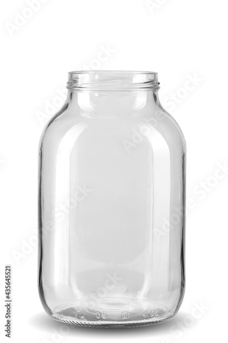 4 liter euro bank with thread on white background isolate
