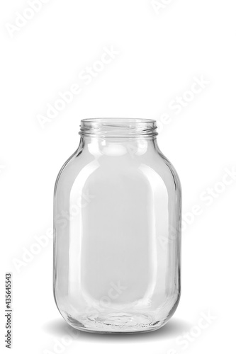 2 liter euro bank with thread on white background isolate
