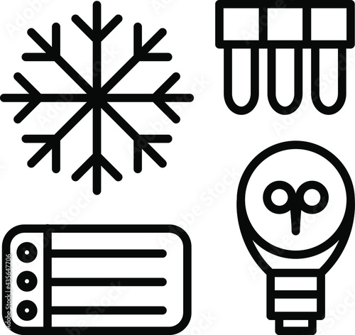COMFORT smart home icon. Smart Light, Air Purifier, Humidifier, Water Purifier icons vector