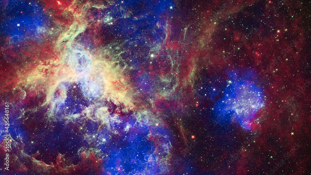 image of nebula and stars,infinite space background. largest star-forming regions close to the Milky Way. Elements of this image furnished by NASA