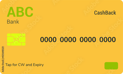 credit debit bank card vector icon, eps image