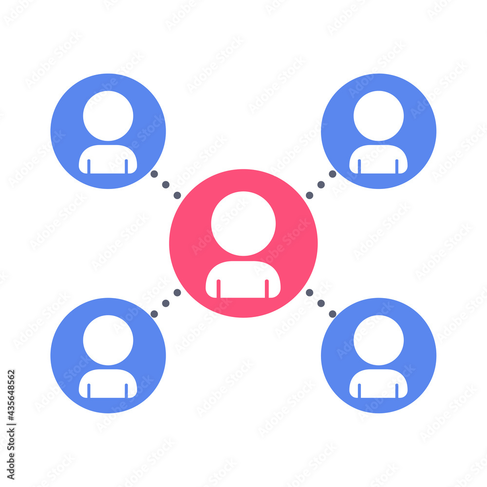 People icon. Social spacing by being at home and wearing a mask to protect against viruses. People icon. Social spacing by being at home and wearing a mask to protect against viruses.