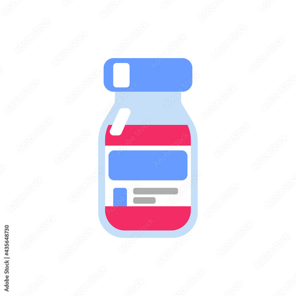 Vaccine and medicine icons to help patients Concept of prevention of new virus strains Vaccine and medicine icons to help patients Concept of prevention of new virus strains