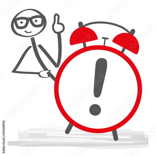 countdown and alarm clock vector illustration