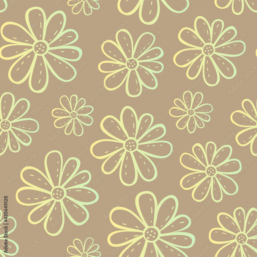 flower seamless pattern endless texture