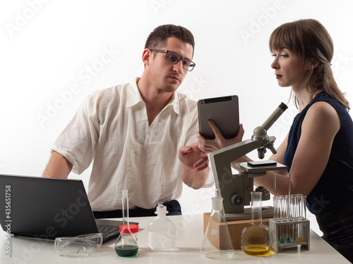 Modern researchers. Scienti...