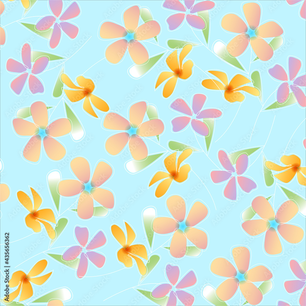 pattern flower pattern pastel color