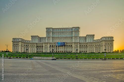 Cyclopean palace of the parliament. Bucharest, Romania