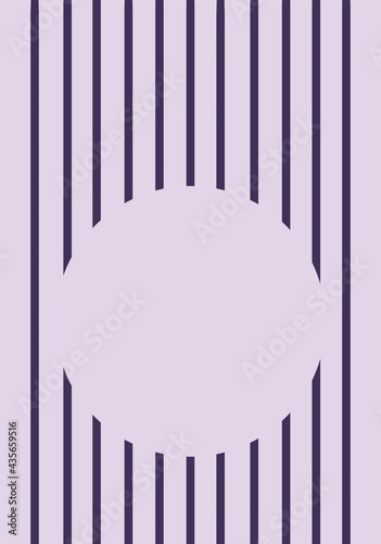 Pastel purple home decoration vector.  Wall picture