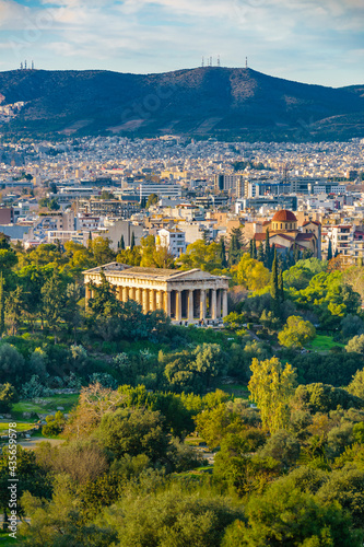 Athens Aerial View Landscape