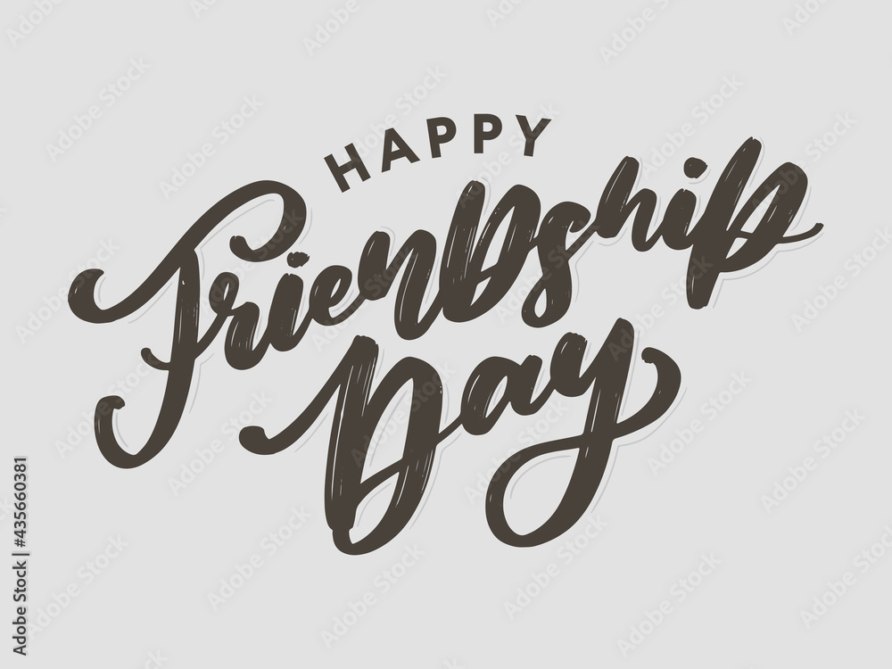 Happy Friendship Day greeting card. For poster, flyer, banner for website template, cards, posters, logo. Vector illustration. Happy Friendship Day greeting card. For poster, flyer, banner for website template, cards, posters, logo. Vector illustration.