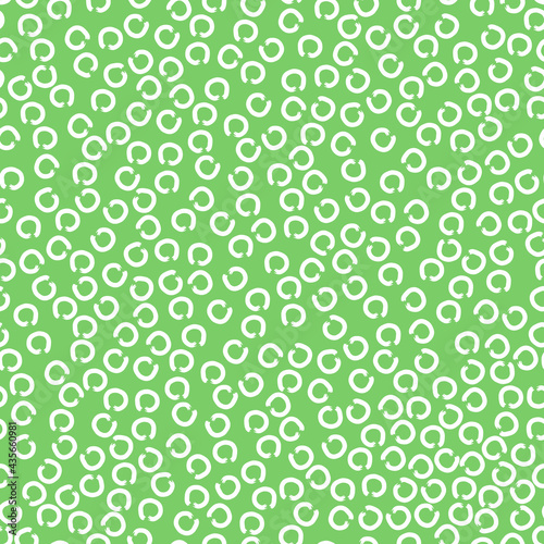 doodle abstract seamless pattern irregular chaotic white circles on contrasting background