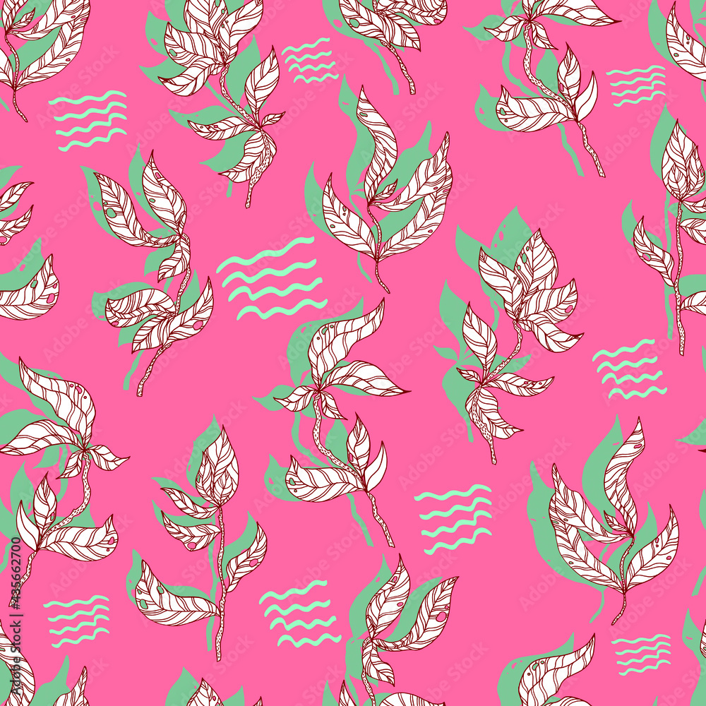 Obraz premium seamless floral pattern