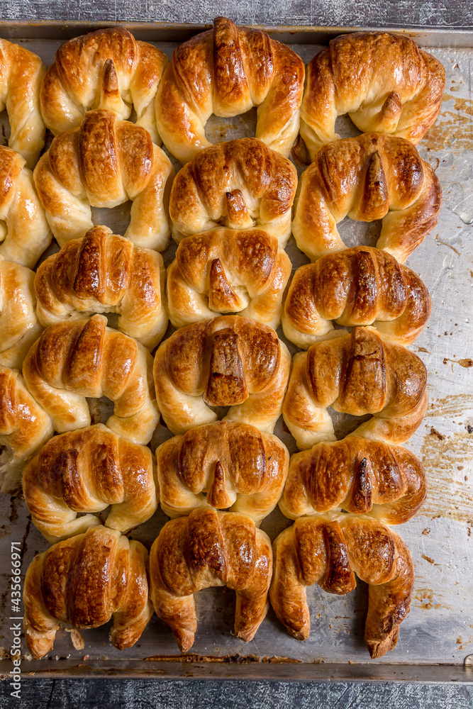 freshly made butter croissants ready to eat freshly made butter croissants ready to eat