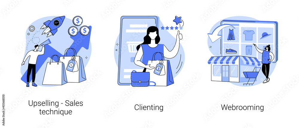 Marketing and sales abstract concept vector illustrations. Marketing and sales abstract concept vector illustrations.