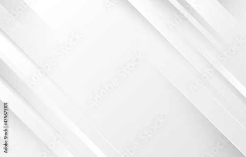 Gray and white diagonal lines architecture geometry tech abstract subtle background vector