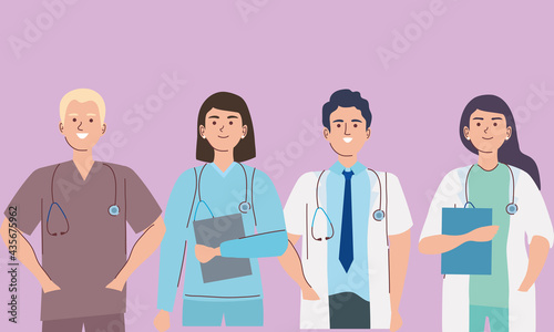 group of doctors